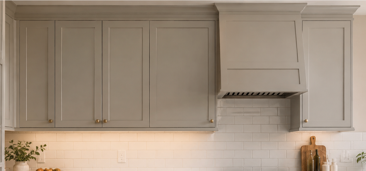 Painted cabinets planning card for Kayenta kitchens, islands, and vanities